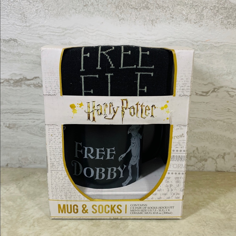 Harry Potter Free Dobby Collectible Mug and Sock